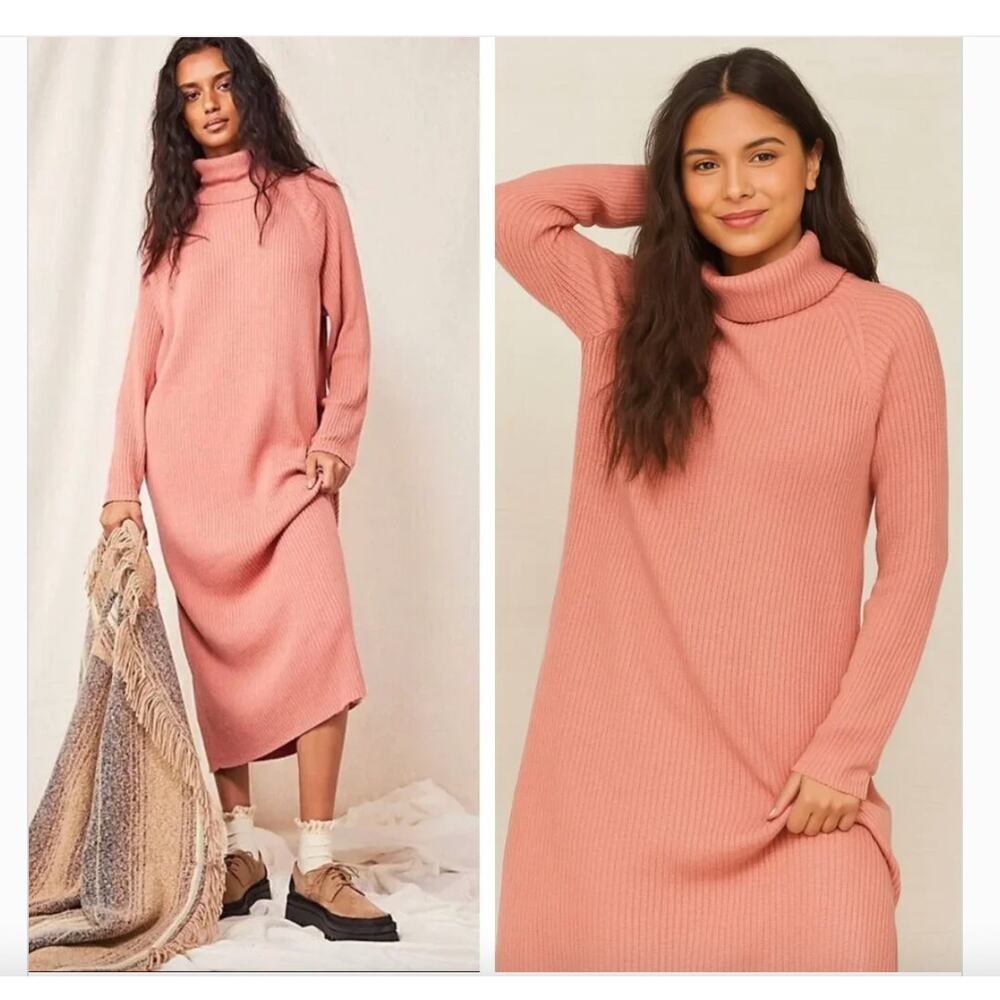 Free People Beach Catalina Sweater Midi Dress Size Medium - Picture 2 of 11